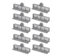 10 pezzi di apicoltura in plastica Ape Anti Escape Fly Anti Run fori Strumento per distanziatore per alveare circa 15 x 6 cm 5 9 x 2 4 pollici 191g 6 7oz