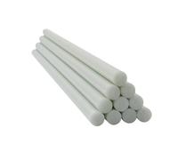 10 pezzi di asta in fibra di vetro bianca da 1000 mm, asta in fibra di vetro da 1 mm a 12 mm(9x1000mm)