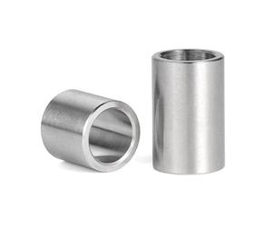 10 pezzi di boccole a cuscinetto scorrevole, boccola in acciaio inox 304 per movimento, diametro interno 8 mm, boccola di posizionamento per dispositivi di fissaggio.,Argento,8x14x6mm