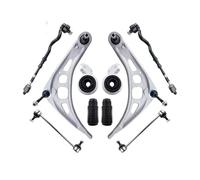 10 pezzi di bracci di controllo, tiranti, estremità della barra stabilizzatrice, set di soffietti compatibili per BMW E46 325i Z4 323i 328i 330i 1999 2000 2001-2008