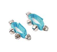 10 pezzi di braccialetti ritmici Jingle Bells, strumenti musicali, regalo for bambini, percussioni a mano, giocattoli for l'apprendimento precoce in età prescolare Per Scuola Party(Blue)