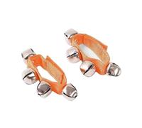 10 pezzi di braccialetti ritmici Jingle Bells, strumenti musicali, regalo for bambini, percussioni a mano, giocattoli for l'apprendimento precoce in età prescolare Per Scuola Party(Orange)