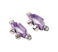 10 pezzi di braccialetti ritmici Jingle Bells, strumenti musicali, regalo for bambini, percussioni a mano, giocattoli for l'apprendimento precoce in età prescolare Per Scuola Party(Purple)