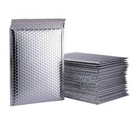 10 pezzi di buste postali a bolle d'aria in alluminio argentato, autosigillanti, buste for spedizioni aziendali, imballaggio postale, foderate(20X25cm 10pcs)