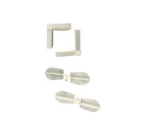 10 pezzi di cerniera L27XW7XH3mm Miniature Multi -Purpose Sedile compatibile con Modello Modello Aeromobile RC Parti del modello alare fissa piccole cerniere universali per progetti fai -da -te