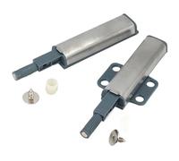 10 pezzi di chiusura magnetica con a sfioramento for porta for aprire l'hardware del buffer della serranda dell'armadio in acciaio inossidabile for il cassetto cucina