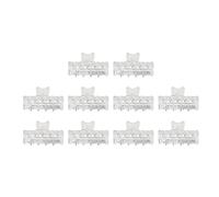 10 pezzi di clip isolanti per permanente sui capelli, clip per capelli salone per donne e ragazze, clip per volume dei capelli resistenti al calore e antiscivolo con molla ad al