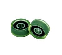 10 pezzi di colla trasparente for copertura piatta 6 * 21 * 8 606RS diametro del foro del cuscinetto 6mm diametro della puleggia 21mm spessore 8mm rullo di nylon