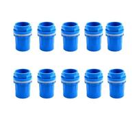 10 Pezzi di connettori for Tubi in PVC Spesso for Scarico, Giunti di Ingresso e Uscita for acquari, irrigazione da Giardino, acquari, 20-50 mm(Blue,32mm)