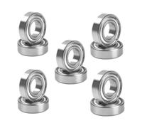 10 pezzi di cuscinetti a sfere a gola profonda in miniatura serie 603-699 ZZ/2RS/2Z sigillati per motori elettrici, utensili, strumenti di precisione,ZZ,2x6x3mm