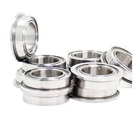 10 pezzi di cuscinetti a sfere flangiati F694ZZ - cuscinetti a gola profonda ABEC-1 4x11x4 mm for tosaerba, stampanti e progetti fai da te
