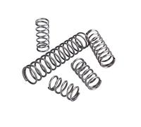 10 pezzi di diametro del filo 1.4mm molla di compressione a spirale elicoidale, diametro esterno 15mm, lunghezza libera 10-60mm molla di compressione di ritorno in acciaio per molle, 1.4x15x25mm
