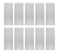 10 pezzi di dissipatore di calore in alluminio per la dissipazione del calore della memoria della scheda madre del router, radiatore di dissipazione termica 40 x 8 x 100 mm con