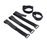 10 pezzi di fascette fermacavi autoadesive riutilizzabili in nylon con gancio e passante for cavi, organizer for PC e TV, 30 cm x 2 cm(20x500mm)