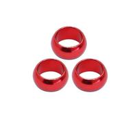 10 pezzi di fascette per zampe per uccelli domestici, diametro interno 8 mm/10 mm, per addestramento al volo all'aperto,Rosso,Diametro interno 10 mm