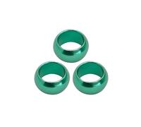 10 pezzi di fascette per zampe per uccelli domestici, diametro interno 8 mm/10 mm, per addestramento al volo all'aperto,Verde,Diametro interno 8 mm