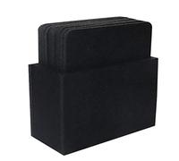 10 Pezzi di Feltro Set di Sottobicchieri Per Creativo 3 Forme Coppa Semplice Stuoie Coppa Con