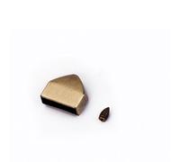 10 Pezzi di Ferma Cerniera in Metallo, Clip di Coda, Testa di Tappo con Vite, Accessori for Abbigliamento Fai da Te, fornitori di Artigianato in Pelle(B Bronze)