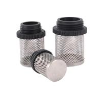 10 pezzi di filtro a rete in acciaio inossidabile 304 da 1/2" a 2" filettatura maschio for tubo di irrigazione da giardino, filtro for acquario, filtro di drenaggio for ingresso acquario(50mm)