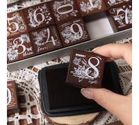 10 pezzi di francobolli per simboli da 10 pezzi per il diario di pittura del