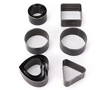 10 Pezzi di Fustelle in Pelle Set in Acciaio Al Carbonio Forme Multiple Punzonatrice in Pelle Stampo Punzonatura Stampo Strumento