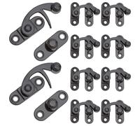 10 pezzi di gancio antico a destra con chiusura a scatto - Piccola scatola