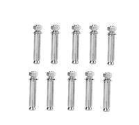 10 pezzi di gancio con bullone a espansione in acciaio inox, elemento di fissaggio a espansione per pareti con dado e rondella, ancoraggi per carichi pesanti per recinzioni, unità