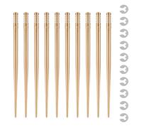 10 Pezzi di Getti a Spillo del Carburatore, Getti a Spillo del Carburatore in Rame con Clip Kit di Getti a Spillo del Carburatore per Aghi di Spruzzatura PW-K21-34, PE24-30