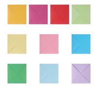 10 Pezzi di Giocattoli di Carta Ddakji Flip, Tradizionale Coreano Ddakji Paper Flip Game Colorato Cartone Rigido Hiting Paper Game per Feste di Gioco Props Supplies