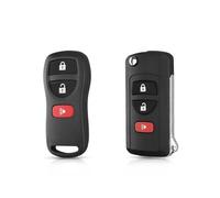 10 Pezzi di Guscio per Chiave Auto con Telecomando a Conchiglia modificato per Pathfinder, Titan, Versa, Maxima, Frontier, Murano, Infiniti (Modello 1)