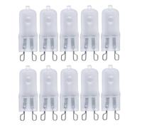 10 pezzi di lampadine alogene G9 a guscio smerigliato bianco caldo 2800K-3000K, adatte per la sostituzione di forni, mobili e luci del forno 40W-10PCS G9-220V