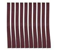 10 pezzi di levigatura di levigatura di ossido di alluminio 760x25mm Premium Abrasive Bands per la levigatura in legno in legno in legno di legno 60 80 100 120 150 180 GRANT (60 °)