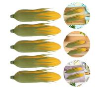 10 pezzi di mais artificiale realistico: modelli di verdure finte di