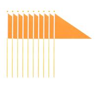 10 pezzi di marcatura del prato bandiere di colore paesaggistico bandiere di