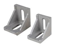 10 pezzi di materiale di fissaggio ad angolo, profilo in alluminio 40 x 40 cm, 8 angoli angolari, angolo di 90 gradi, in alluminio, connettore angolare per profilo articolo, 40 x 40 cm, con accessori