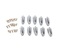 10 pezzi di metallo tamburo capicorda connettore connettori per tamburo in metallo capicorda tamburo orecchio artiglio gancio accessorio metallo tamburo alette ricambio