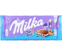 10 pezzi di milka chips ahoy tavoletta di cioccolato al latte ripieno di cookie
