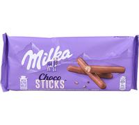 10 pezzi di milka choco sticks biscotti ricoperti di cioccolato milka - 112 gr