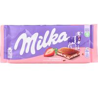 10 pezzi di milka strawberry tavoletta di cioccolato al latte ripiena di fragola