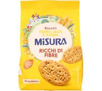 10 pezzi di misura multicereali biscotti integrali con farro mais e avena gr.330