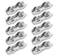 10 pezzi di morsetto a doppia clip in acciaio inox 304 M3 for meccanismo industriale