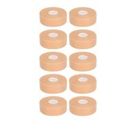 10 pezzi di nastro adesivo per ciglia, larghezza 2,5 cm, forte adesione, morbido, confortevole, portatile, per extension ciglia. (Colore della pelle)
