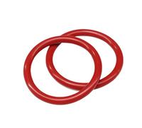 10 pezzi di O-ring in gomma, Diametro del filo 5mm Diametro interno 32mm Diametro esterno 42mm, Rosso, 5x32x42mm