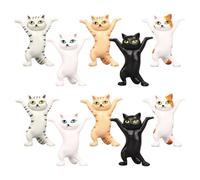 10 Pezzi Di Ornamenti Per Gatti Dei Cartoni Animati, Ornamenti Interessanti, Ornamenti Per Gatti Carini, Decorazioni Creative, Ornamenti Per La Decorazione Della Casa, Decorazioni Per Il Desktop