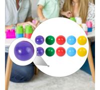 10 pezzi di palline di legno arcobaleno, per la scuola , giocattolo per