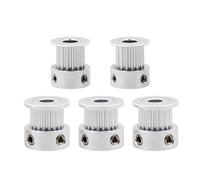 10 pezzi di parti for stampante 3D GT2 puleggia dentata 16 denti 2GT 20 foro in alluminio 5 mm 8 ruote sincrone parte ingranaggio larghezza 6(20T W10 B8)