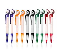 10 Pezzi Di Penne A Sfera Di Calcio Creativo, Premere La Penna Di Scrittura Ad Asciugatura Rapida, Scrittura Liscia, Premi Per Bambini, Cancelleria Studente.