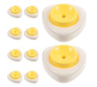 10 pezzi di perforatore per uova in plastica - Perforatrice manuale con base
