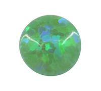 10 pezzi di perline di opale sciolte, pietre cabochon a base piatta, gioielli, preziose sintetiche miste, pietre rotonde multicolori opali-OP11-8,0 mm 10 pezzi