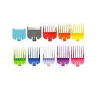 10 Pezzi Di Pettine Di Plastica Nera For Tagliacapelli Da Uomo, Guida Di Taglio For Tagliacapelli Da Barbiere, Accessori Di Ricambio For Strumenti For Lo Styling Da Salone(10 pcs colorful)